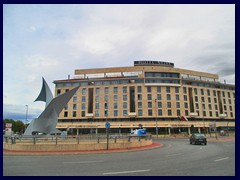 Hotel Nelva, our hotel (4 star), bult in 2005. 8 floors, 250 rooms.